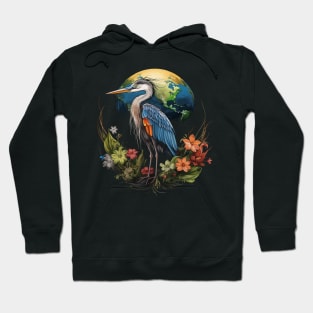 Heron Earth Day Hoodie